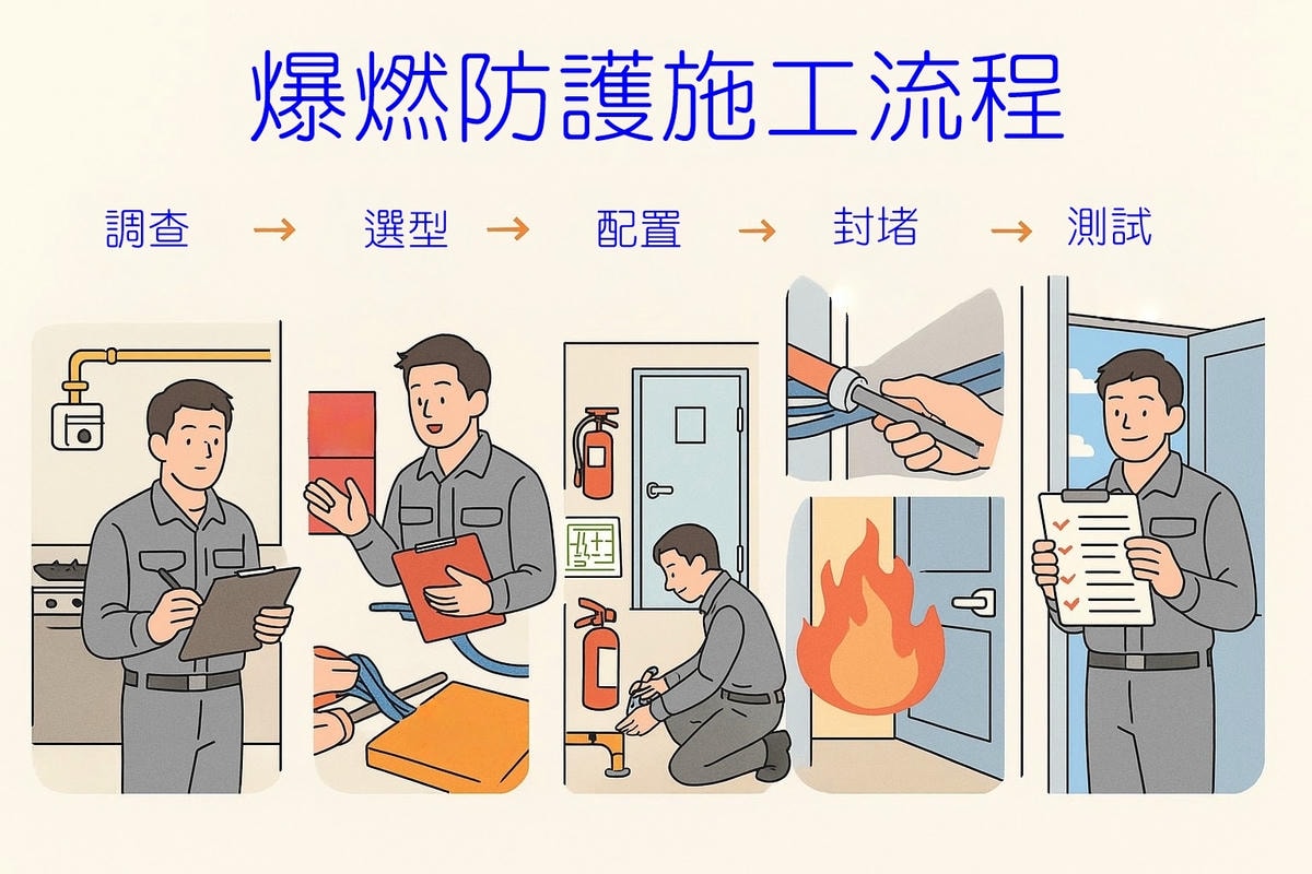 【4-2 何謂爆燃？從瓦斯外洩到油鍋起火，一秒變火球的危險瞬間，設計師與一般民眾都要懂的火災關鍵變化－各類場所消防安全設備設置標準解讀－禾裕室內裝修國際股份有限公司－一般民眾版